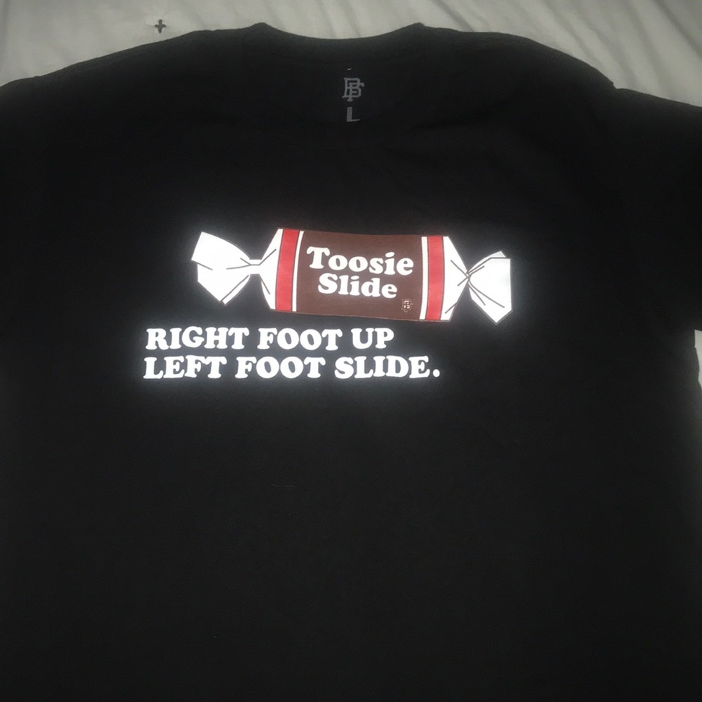 Black Bobby Fresh “Toosie Slide” Graphic Tee